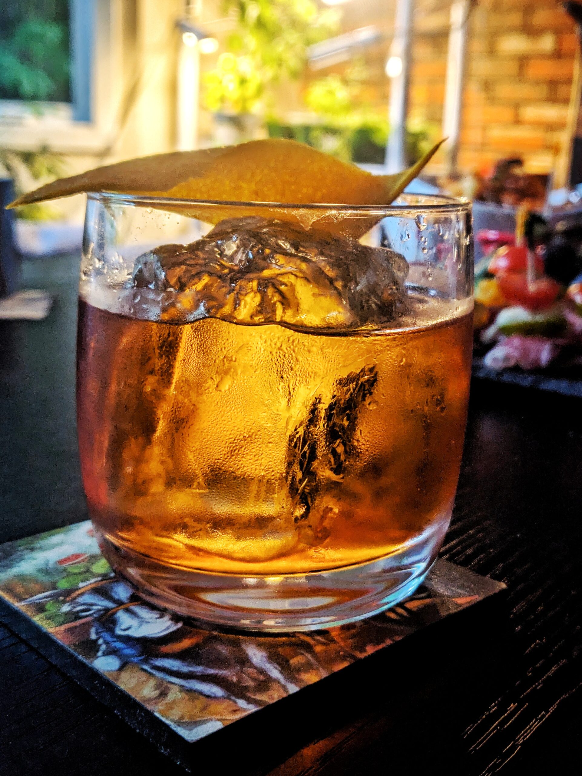 Heliopolis Old Fashioned Cocktail Enjoy an impeccable coffee, a signature cocktail, or a bite of exquisite food.