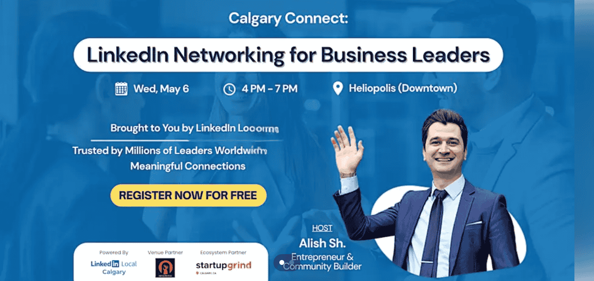 Calgary connect - Linkedin networking at Heliopolis