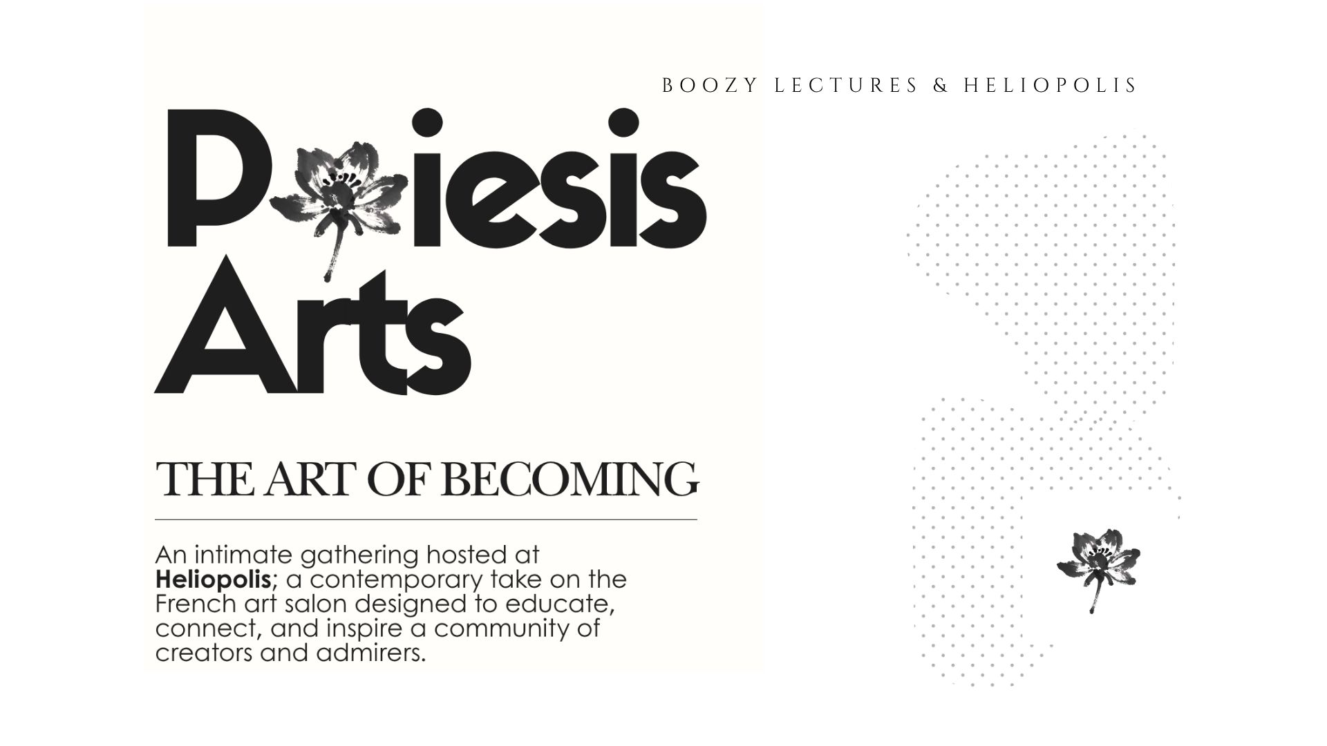 Poiesis Arts - Heliopolis - Boozy Lectures