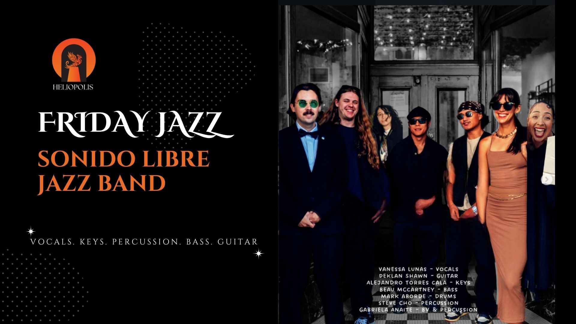 Sonido Libre Jazz Band - Vanessa Lunas at Heliopolis YYC.