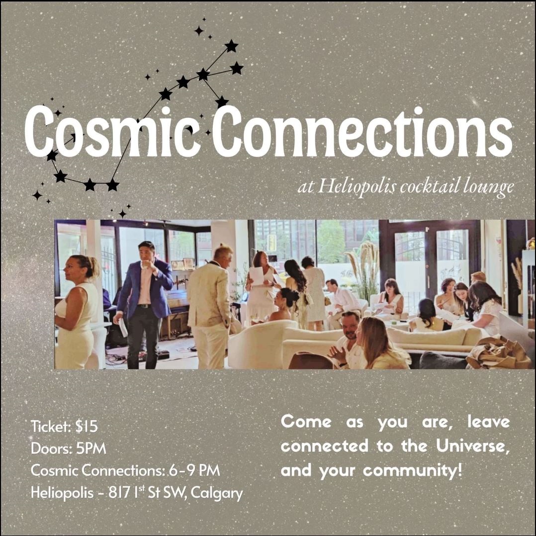 Cosmic Connections - an astrology networking event at Heliopolis cocktail lounge