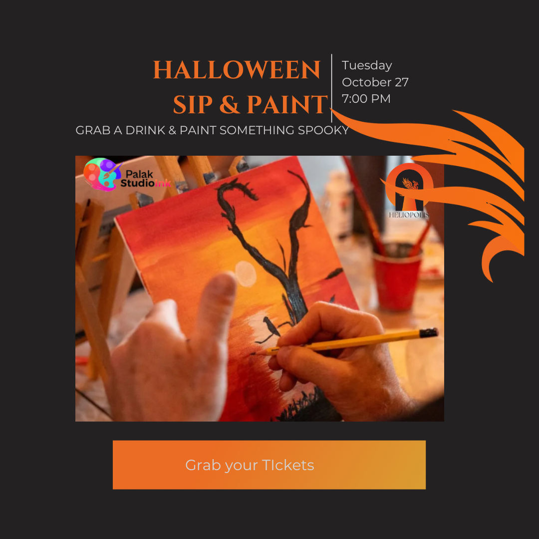 Halloween sip and Paint